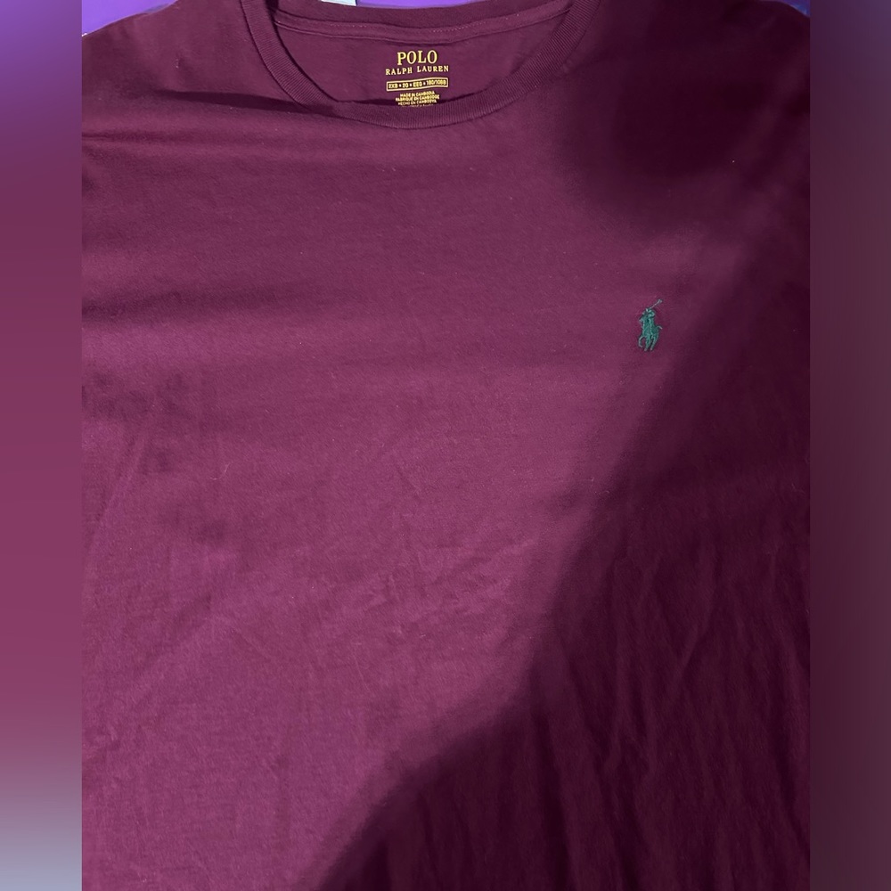 Polo 2XB short sleeve burgundy